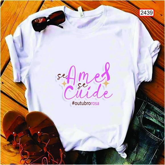 220  Camiseta Outubro Rosa Venha Fazer Parte dessa causa Cliente