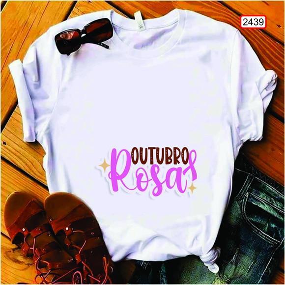 220  Camiseta Outubro Rosa Venha Fazer Parte dessa causa Cliente