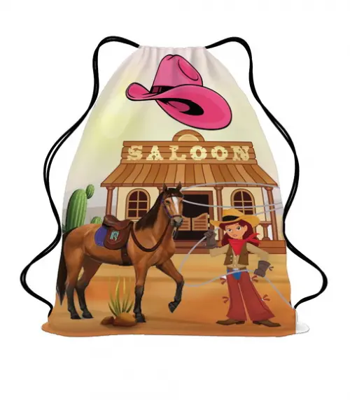 20 Mochila Saco Personalizada Boiadeira - Anivesário