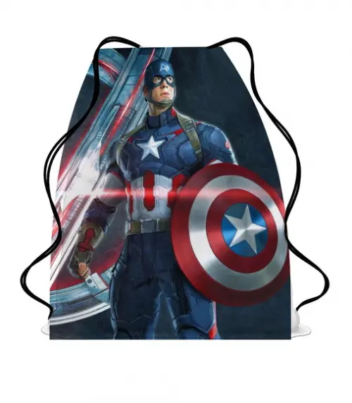 25 Sacochila Mochila Sacolinha Personalizada Capitão América