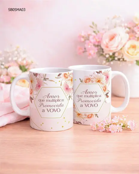 Caneca Dia das Mães Criativa Presente Especial para Mãe