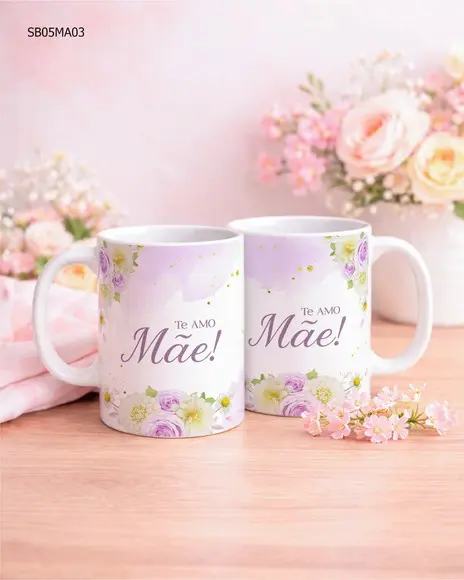 Caneca Dia das Mães Presente Criativo e Afetivo