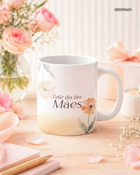 Caneca Personalizada Amor de Mãe Presente Especial
