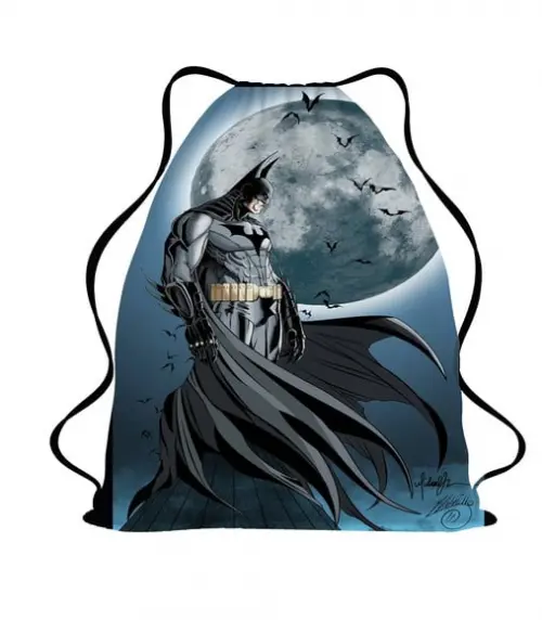 35 Lembrancinha Mochilinha Sacochila Batman-aniversário