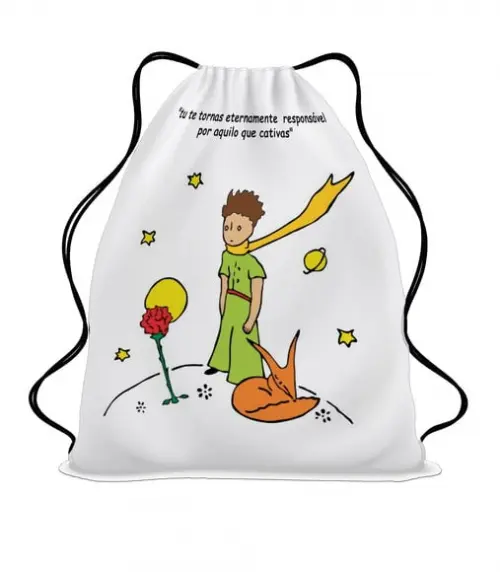40 Lembrancinha Sacochila Mochila Pequeno Principe