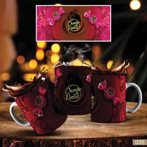 Canecas de Porcelana Páscoa Chocolates Personalizado