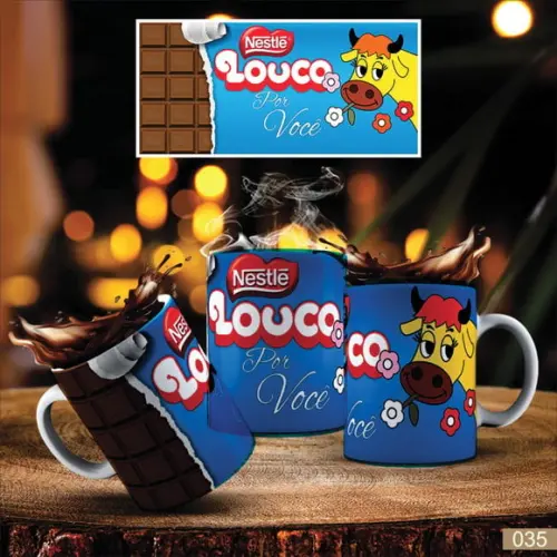 Canecas de Porcelana Páscoa Chocolates Personalizado