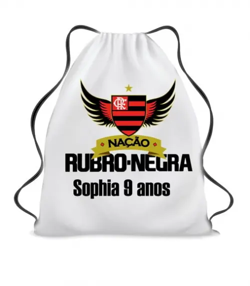 Mochila Saco De Time Futebol Personalizado 20x30