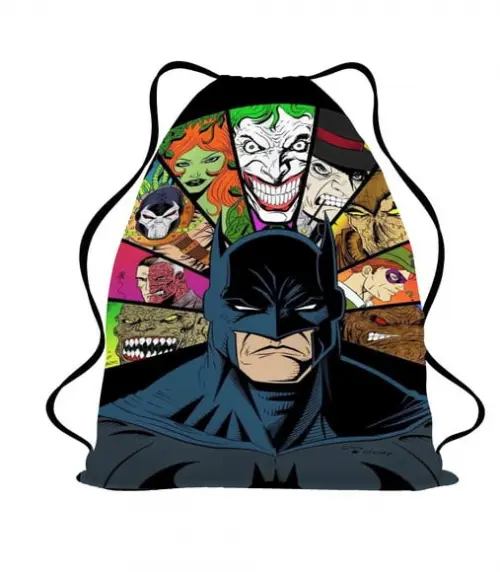 20 Lembrancinha Mochilinha Sacochila Aniversário Batman-