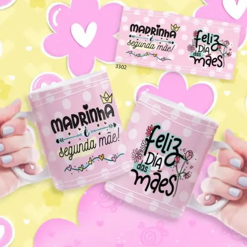 Aneca de Porcelana Personalizada Mãe Presente Dia das Mães