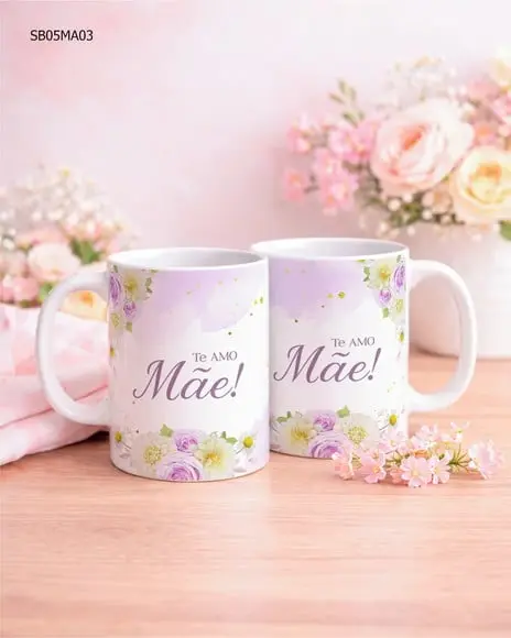 Caneca Dia das Mães Presente Criativo e Afetivo