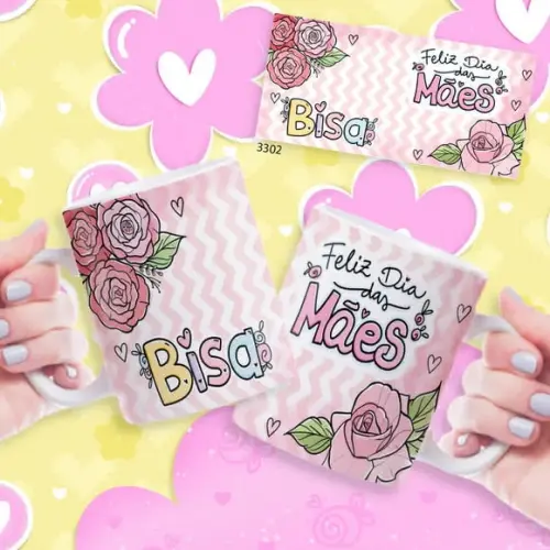 Caneca Dia das Mães Presente Personalizado