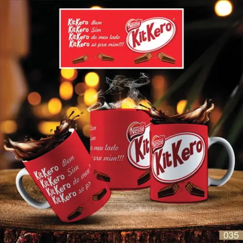 Canecas de Porcelana Páscoa Chocolates Personalizado