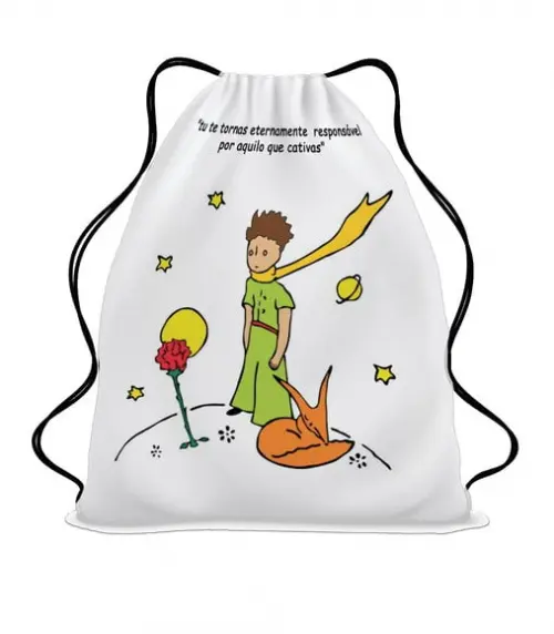 20 Lembrancinha Sacochila Mochila Pequeno Principe
