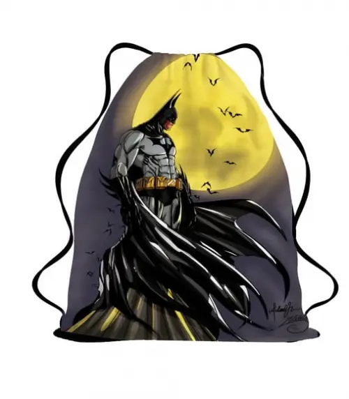 35 Lembrancinha Mochilinha Sacochila Batman-aniversário