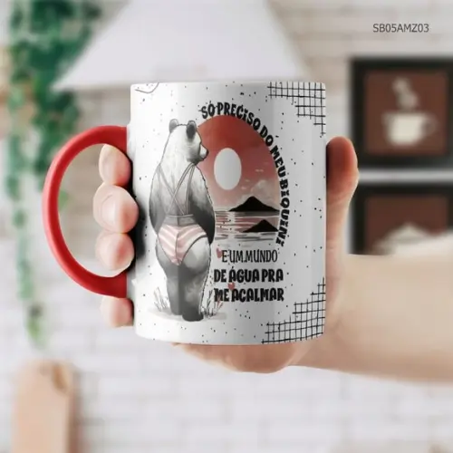 Caneca de Porcelana Amiga,caneca Amizade com Frases