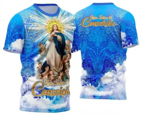 10 Camisetas Religiosa - Nossa Senhora Imaculada Conceição