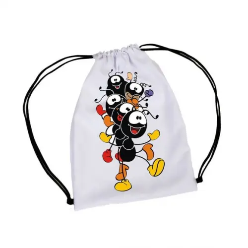 20 Bolsinha Sacochila Mochila Smiliguido - Aniversário