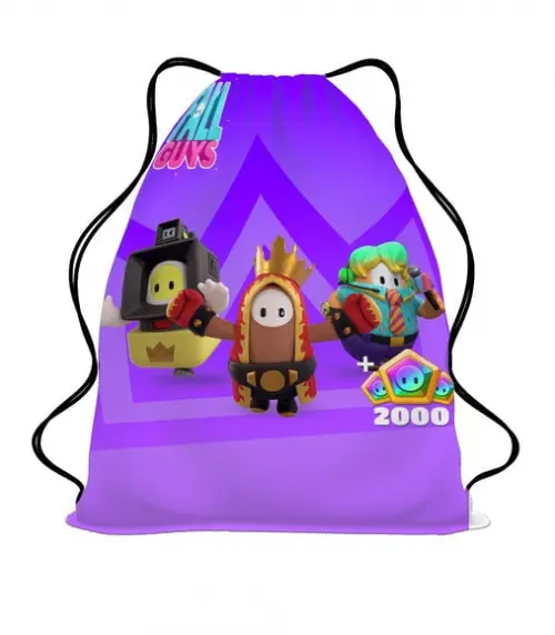 20 Bolsinha Sacochila Mochilinha Mochila Fall Guys-aniversár