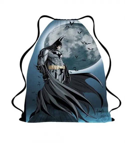 20 Lembrancinha Mochilinha Sacochila Batman-aniversário