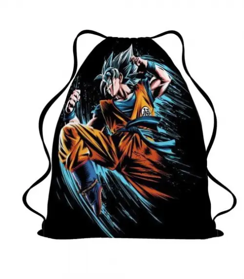 20 Mochila Saco Sacochila Dragon Ball Personalizado 20x30