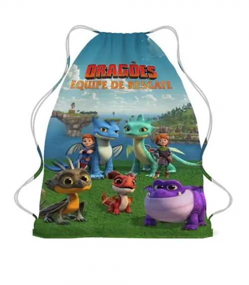 20 Mochila Sacochila Mochilinha Resgate do Dragagão