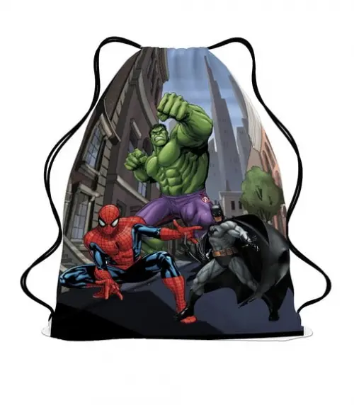 20 Mochila Sacochila Mochilinha Vingadores Heróis