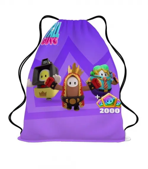 25 Bolsinha Sacochila Mochilinha Mochila Fall Guys-aniversár