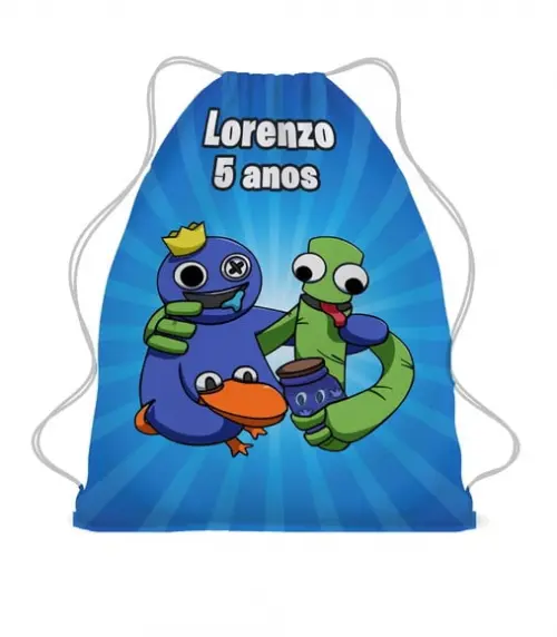 25 Lembrancinha Mochila Personalizada Ainbow Friends Roblox