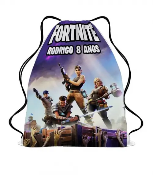 35 Mochila Sacochila Mochilinha Fortnite Game