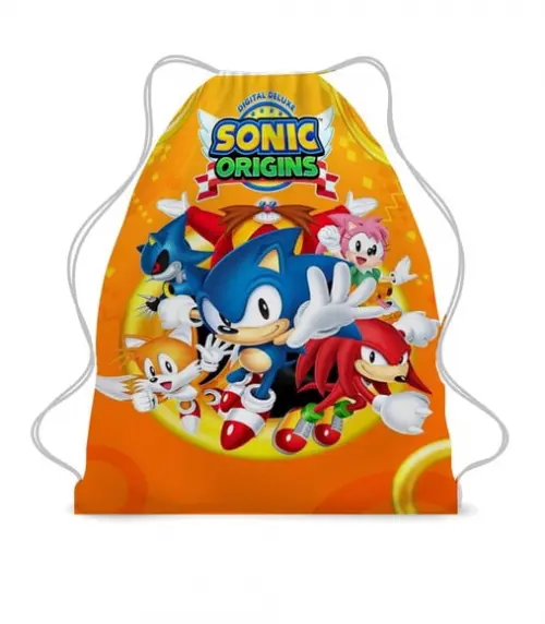 40 Lembrancinha Sacochila Mochila Sonic Origens