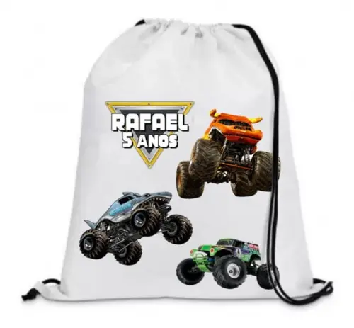 50 Mochila Saco Personalizada Blaze e as Monster Machines