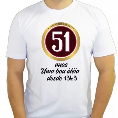 Camiseta Personalizada Caninha 51-camisa Cachaça 51
