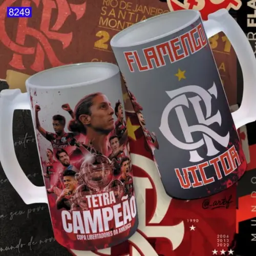 Caneca de Chopp Vidro Jateada Personalizada-torcedor