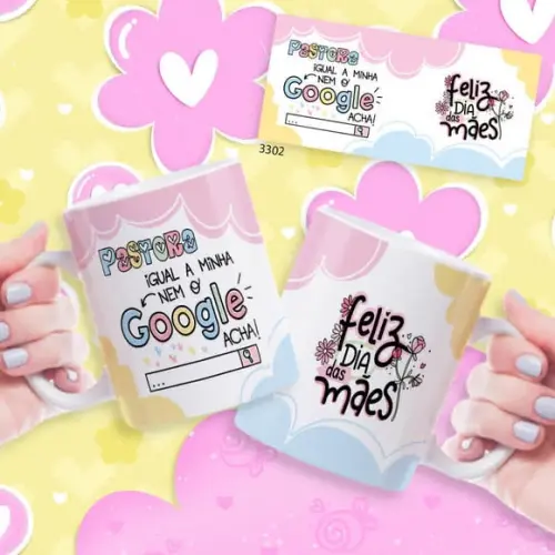 Caneca de Porcelana Personalizada Dia das Mãe