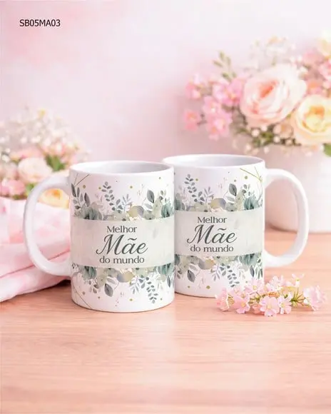 Caneca Dia das Mães Presente Criativo e Afetivo