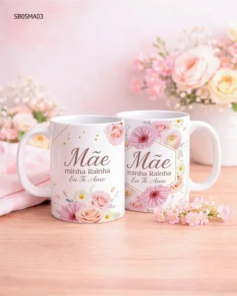 Caneca Personalizada Mãe Amor Eterno Presente Único