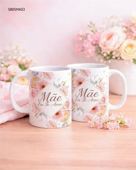 Caneca Personalizada Mãe Amor Eterno Presente Único