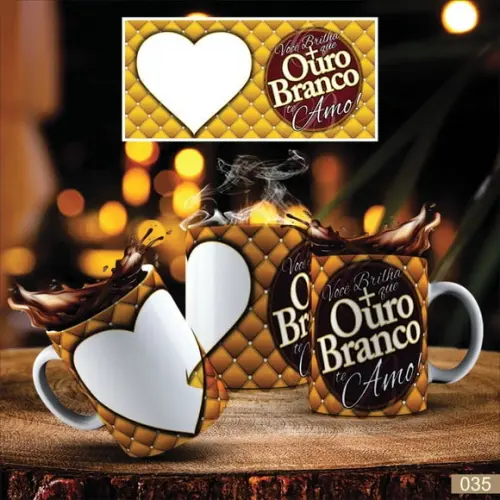Canecas de Porcelana Páscoa Chocolates Personalizado