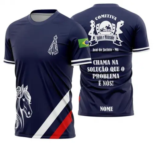 Kit 5 Camisa Cavalgada Vaquejada Cavalo Eventos Fazenda