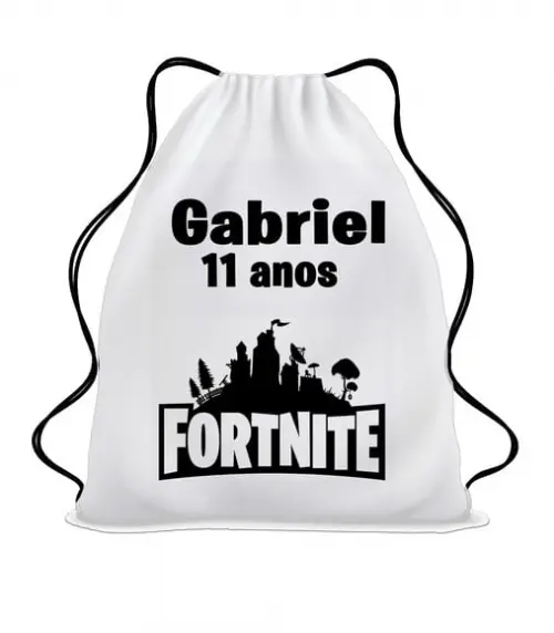 Mochila Sacochila Mochilinha Fortnite