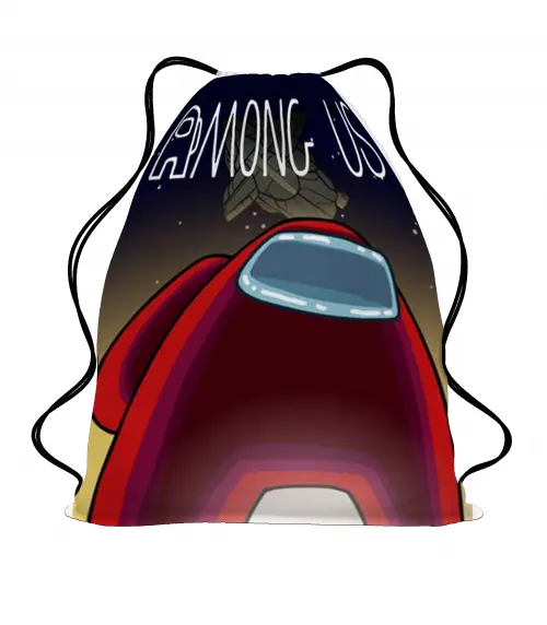 60 Lembrancinha Mochila Saco Game Among Personalizada - Festa