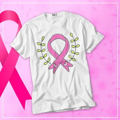 : Camiseta Outubro Rosa de Conscientização-amor