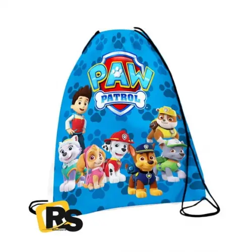 20 Mochila Saco Patrulha Canina Personalizada