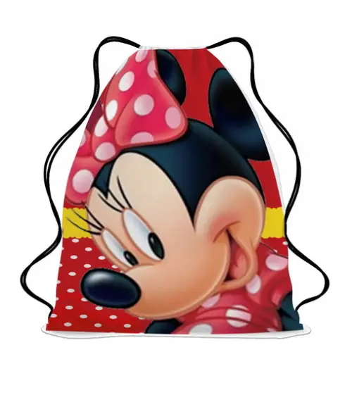 20 Mochila Sacochila Minnie Personalizada