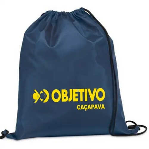 200 Mochila Sacochila Brindes para Empresas Tamanho 30x40