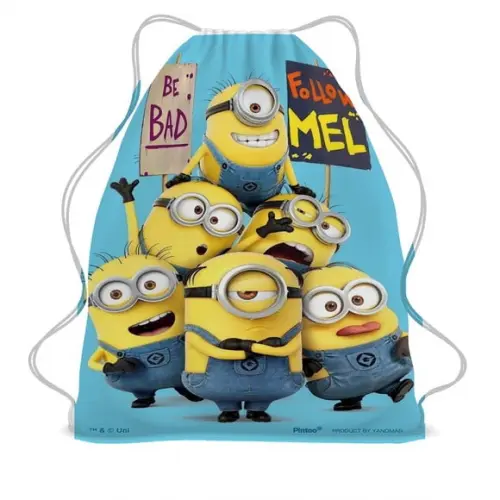 25 Mochila Saco Minions Personalizada