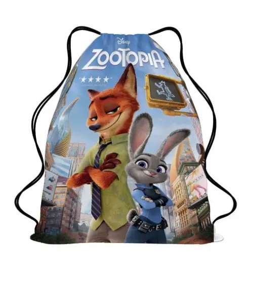 25 Mochila Saco Zootopia Personalizada
