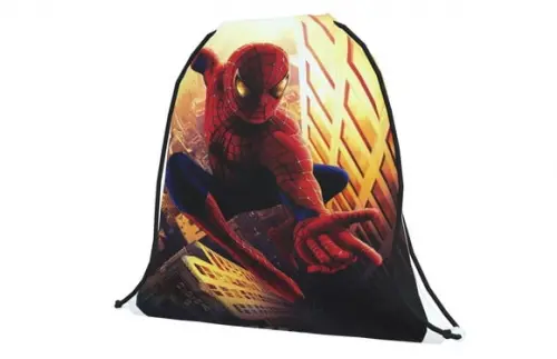 30 Mochila Saco de Tecido Sacochila Homem Aranha