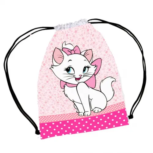 30 Mochila Saco Lembrancinha Gatinha Marie Personalizada